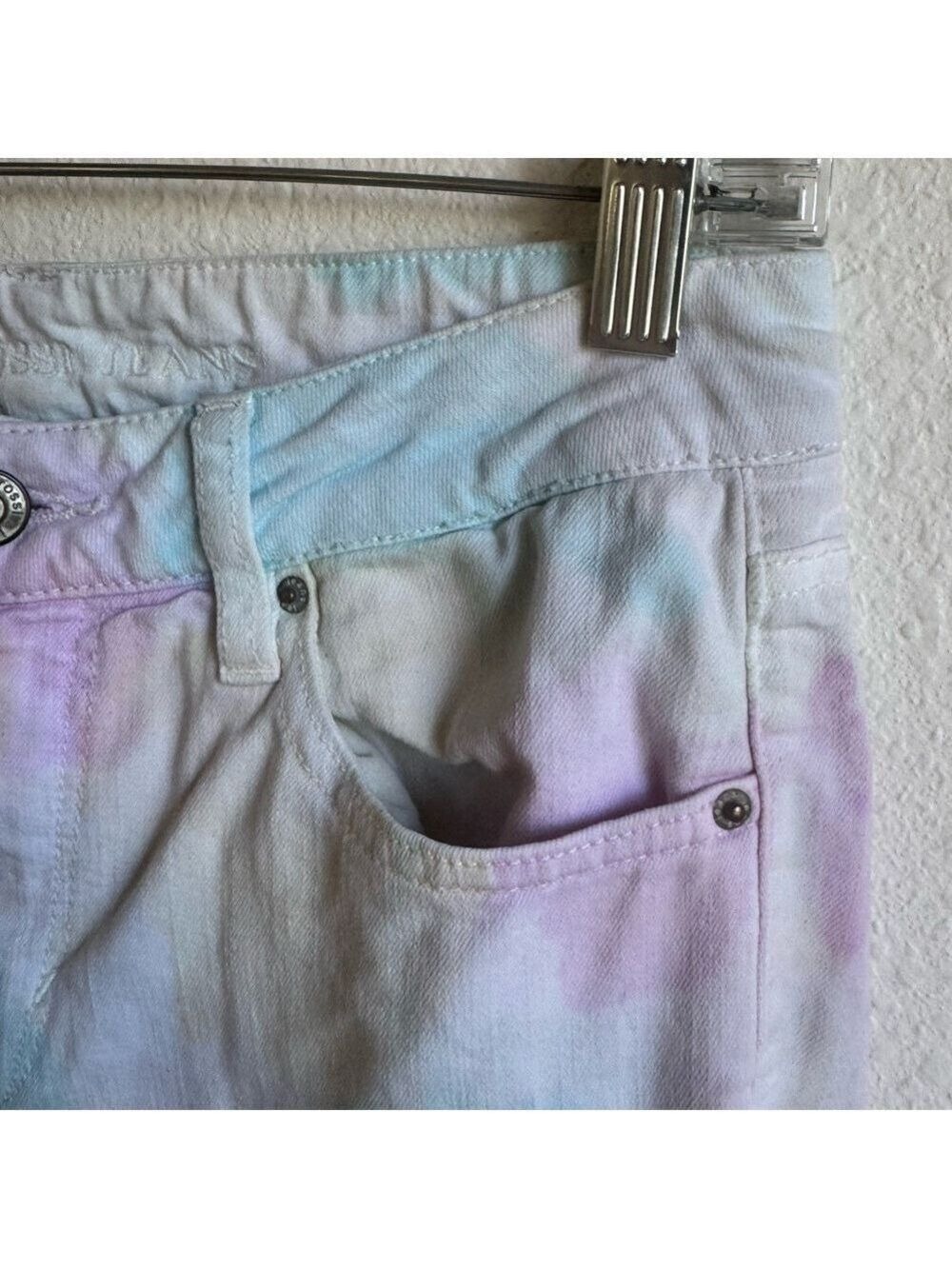 NINA ROSSI Tie Dye High Rise Jeans - Picture 5 of 12